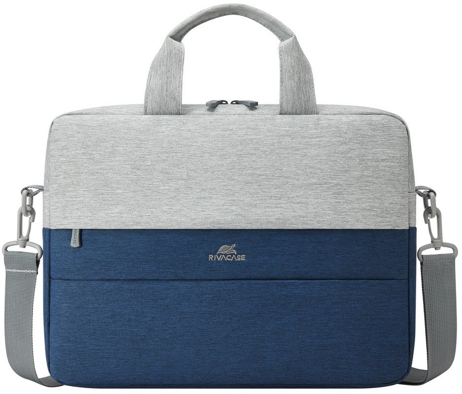 Çantë për laptop Riva Case Prater 10.1-14", gri blu