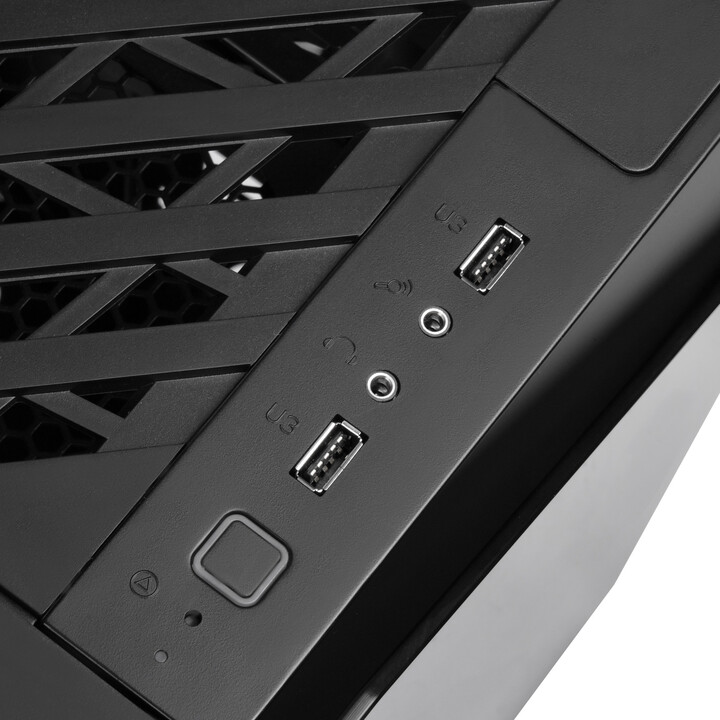 Kasë kompjuteri SilverStone Lucid LD03, TG, e zezë