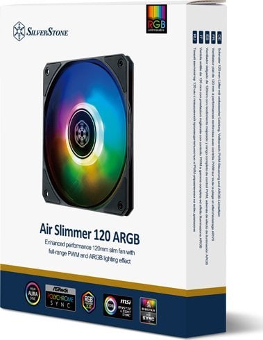Ftohës SilverStone Air Slimmer, 120 mm
