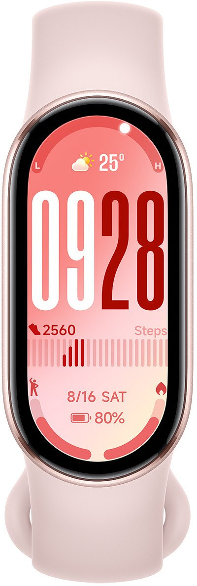Byzylyk inteligjent Xiaomi Smart Band 10, ekran me prekje, Mystic Rose