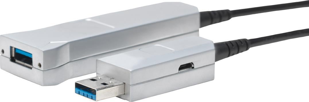 Kabllo USB VivoLink PROUSB3AAF30, USB A në USB A, 30 m, bardhë e zezë