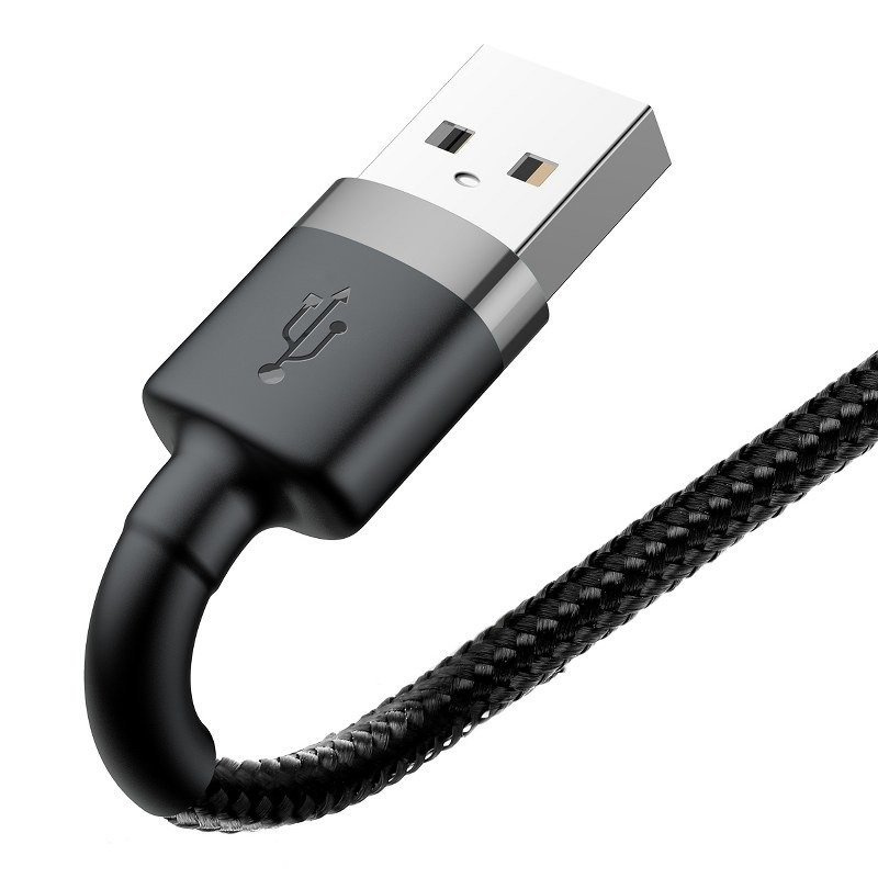 Kabllo USB Baseus Cafule USB A në Lightning, 1 m, 2.4A, i zi