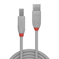 Kabllo USB Lindy 36683, USB A në USB B, 2 m, e zezë