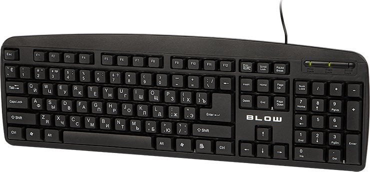 Tastierë Blow KP-104, me kabllo, RU, e zezë