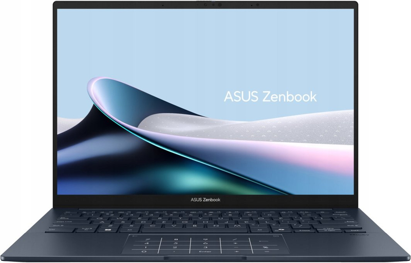 Laptopi ASUS ZenBook 14 OLED UX3405CA-SU1499W, Ultra 9 285H, 14" 3K, 16GB, 512GB, W11H, i kaltër