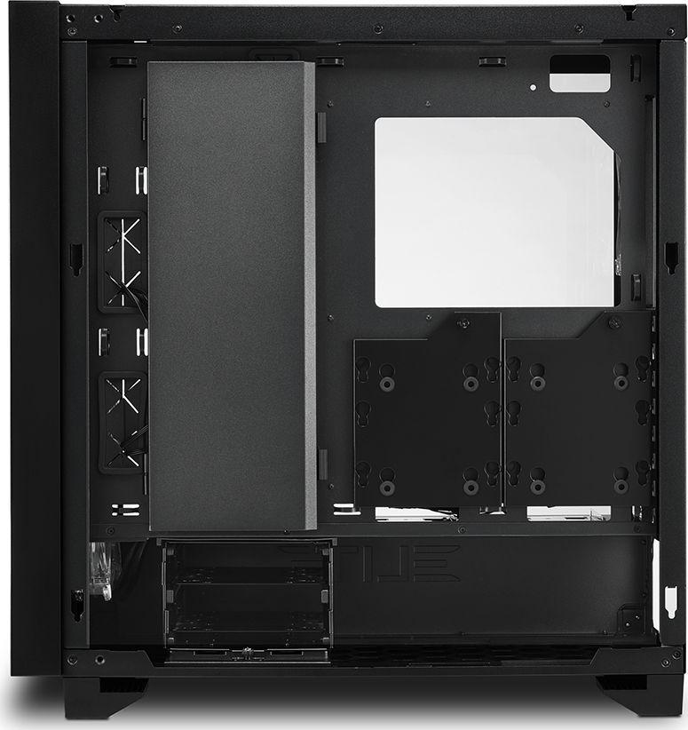 Kasë Sharkoon Elite Shark CA300T ARGB, e zezë, Full Tower
