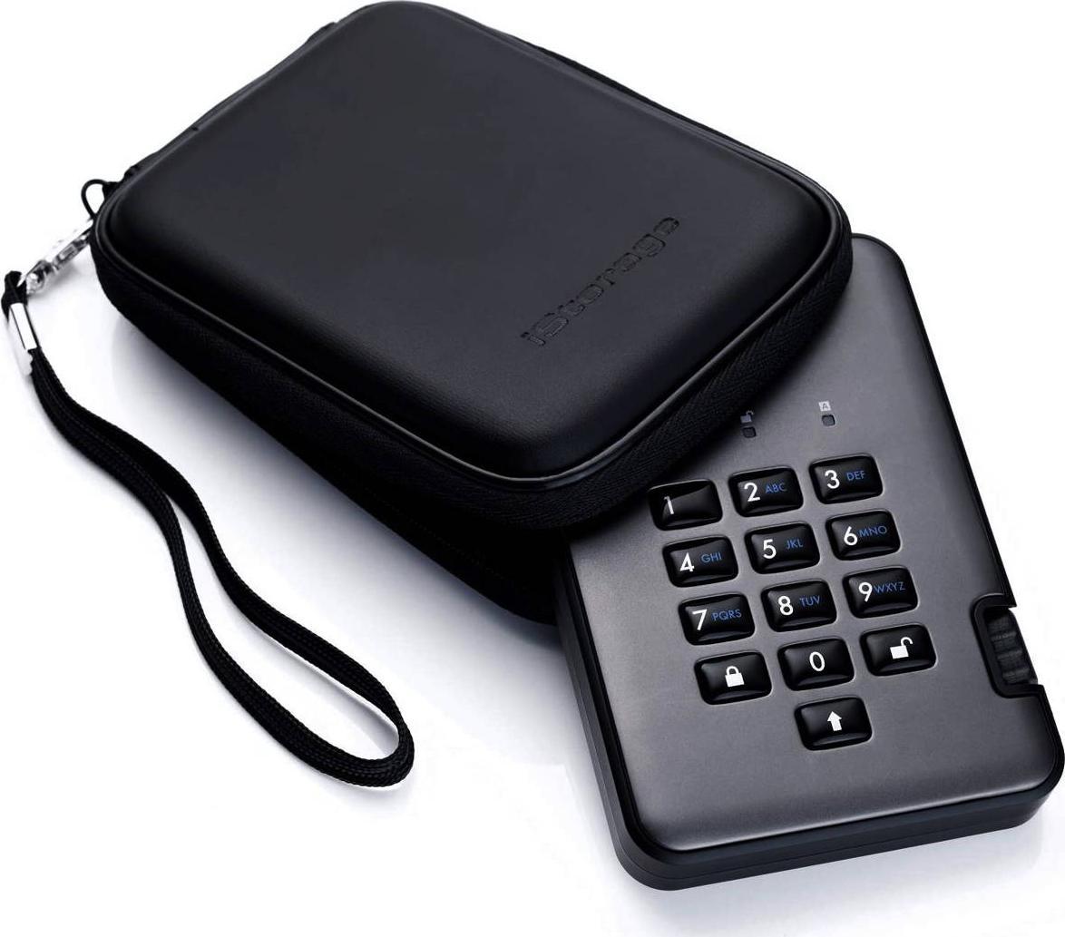 Hard disk i jashtëm iStorage DiskAshur PRO2, 2TB, USB 3.2, i zi