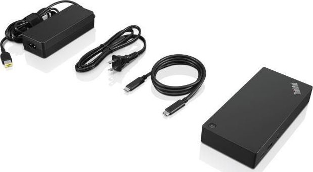 Док станица Lenovo ThinkPad USB-C Dock Gen 2 40AS0090DK, 4K, USB 3.2, црна
