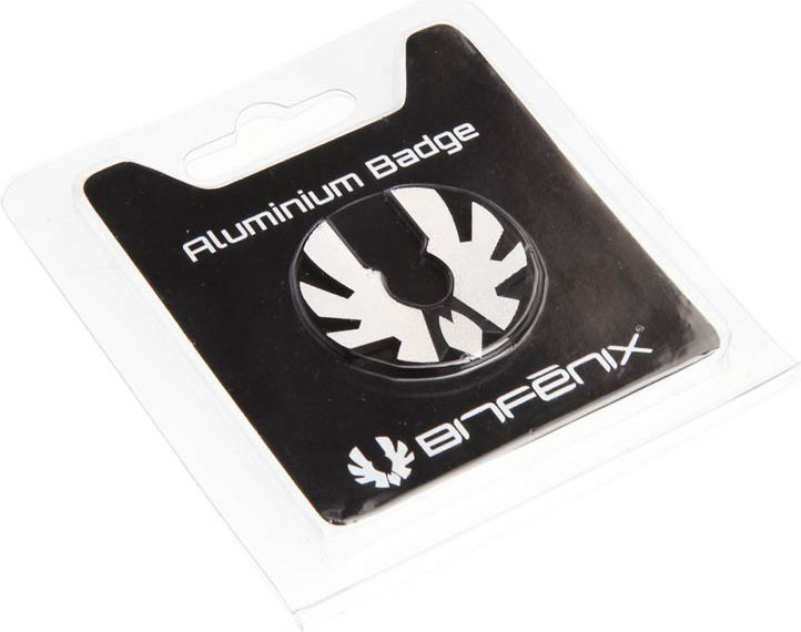 Emblemë alumini për kasë BitFenix Prodigy, Logo, e argjendtë