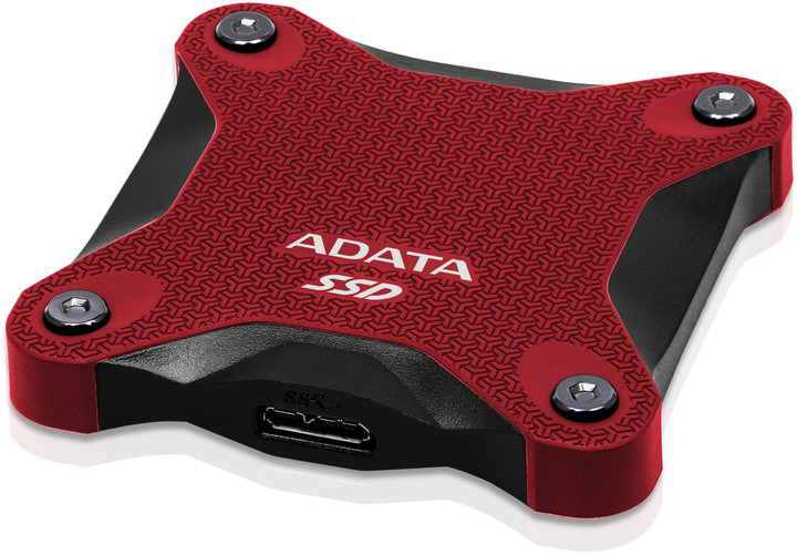 Disk i jashtëm ADATA ASD600Q, USB3.1, 480GB, i kuq