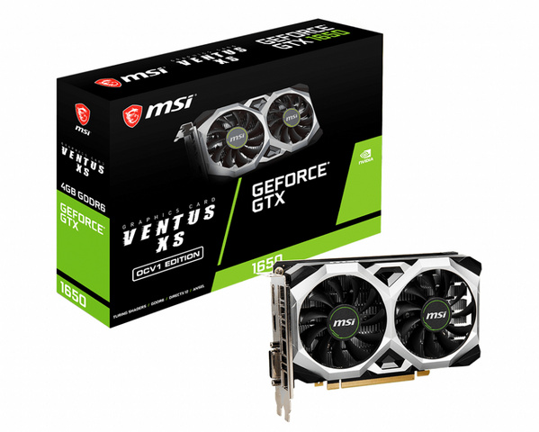 Kartelë grafike MSI GeForce GTX 1650 D6 VENTUS XS OCV1 NVIDIA 4 GB GDDR6