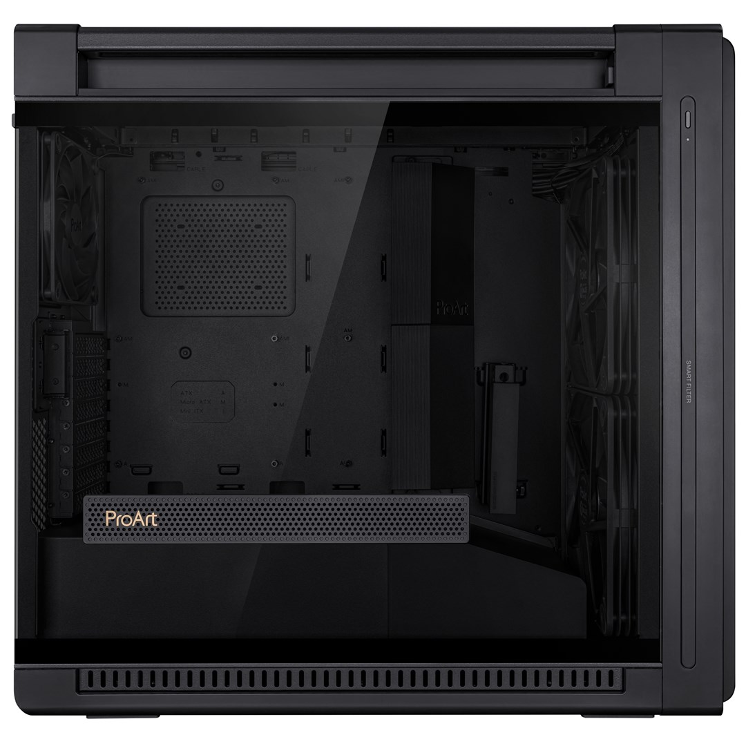 Kuti kompjuteri ASUS ProArt PA602 ARGB Mid Tower, EATX, ARGB, e zezë
