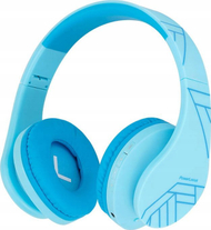 Kufje wireless për fëmijë PowerLocus P2, Bluetooth 5.3, 20 orë bateri, blu