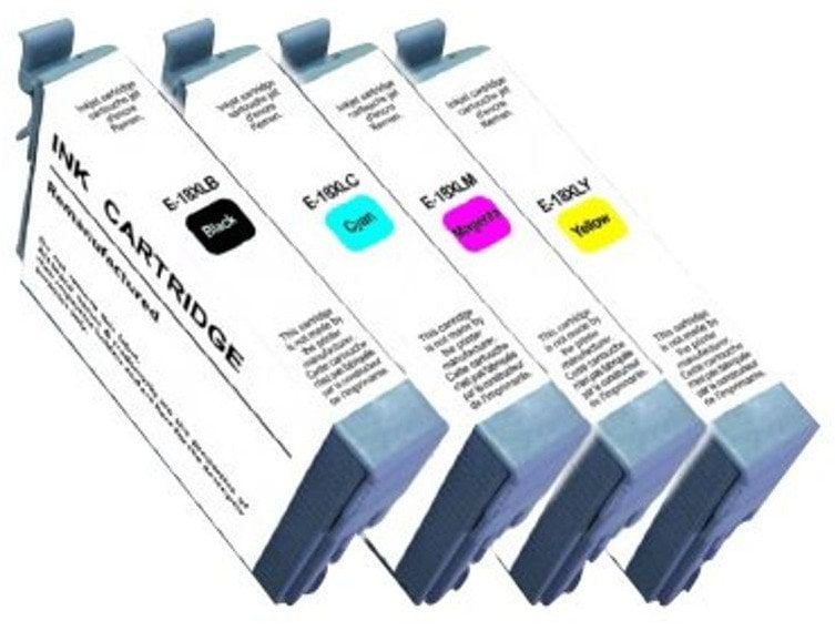Set bojë printeri UPrint E-18XL, 4 kartridha, për Epson Expression Home, shumëngjyrëshe
