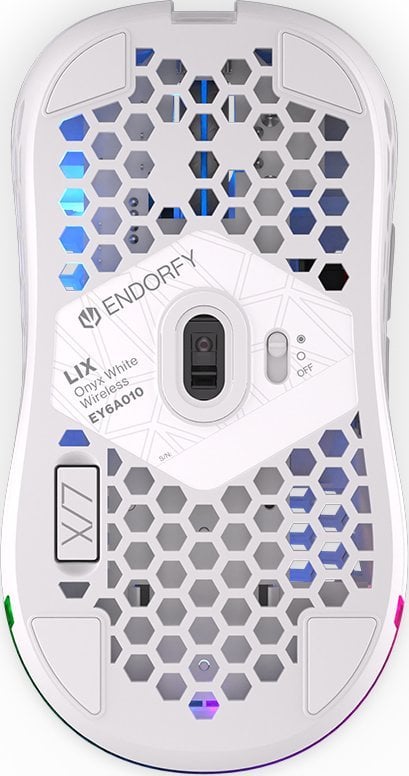 Maus Endorfy LIX Onyx (EY6A010), i bardhë