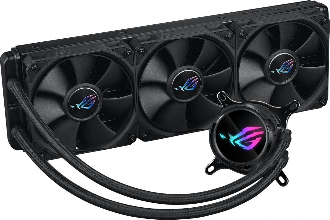 Ftohës me ujë Asus ROG Strix LC III 360 (90RC00T0-M0UAY0), 2200rpm, 36dBa, 70CFM, 360mm, i zi