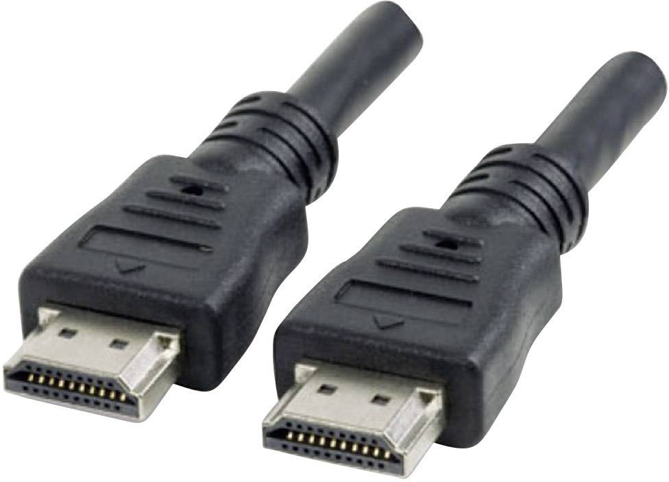 Kabllo Manhatta High Speed HDMI, 0.5, e zezë