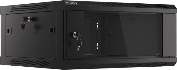 Kabinet Lanberg për montim në mur, 19" 4U (modeli WF01-6604-10B)