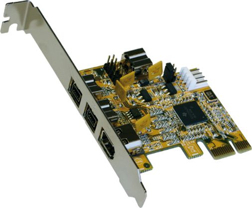 Kontroller Exsys PCI Express x1, 3x FireWire 800, 1x FireWire 400