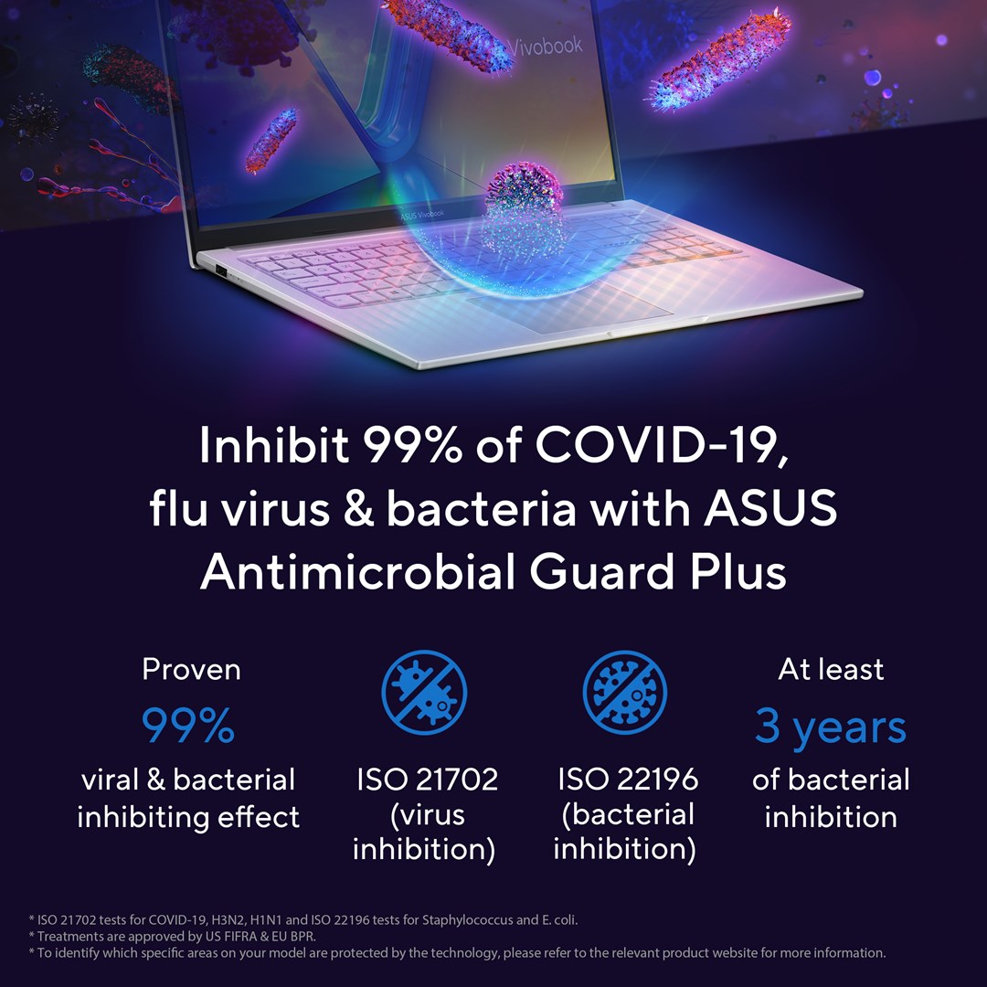 Laptop ASUS Vivobook 15 X1504VA-BQ2947, Intel Core 5 120U, 15.6", 16GB RAM, 512GB SSD, Intel Graphics, i kaltër