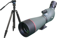 Teleskop Focus Viewmaster ED 16-48x65 me tripod Sirui Traveler7VC, 65mm, zmadhim 16-48x, i zi