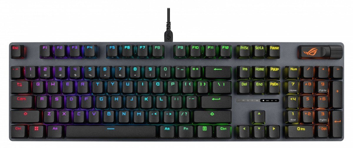 Tastierë gaming ASUS ROG Strix Scope II X XA14, mekanike, me ndërrim të tasteve