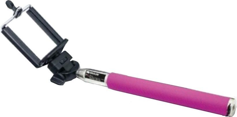 Aksesor për telefon Selfie stick Braun, rozë