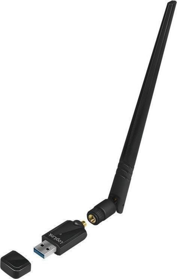 Kartelë e jashtme e rrjetit LogiLink WL0246, Wi-Fi 5, 1200 Mbps, e zezë