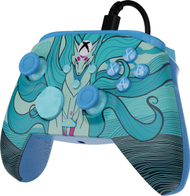 Kontrollor lojërash Turtle Beach Rematch Advanced Blue Kitsune, me kabllo, për Xbox dhe PC, blu
