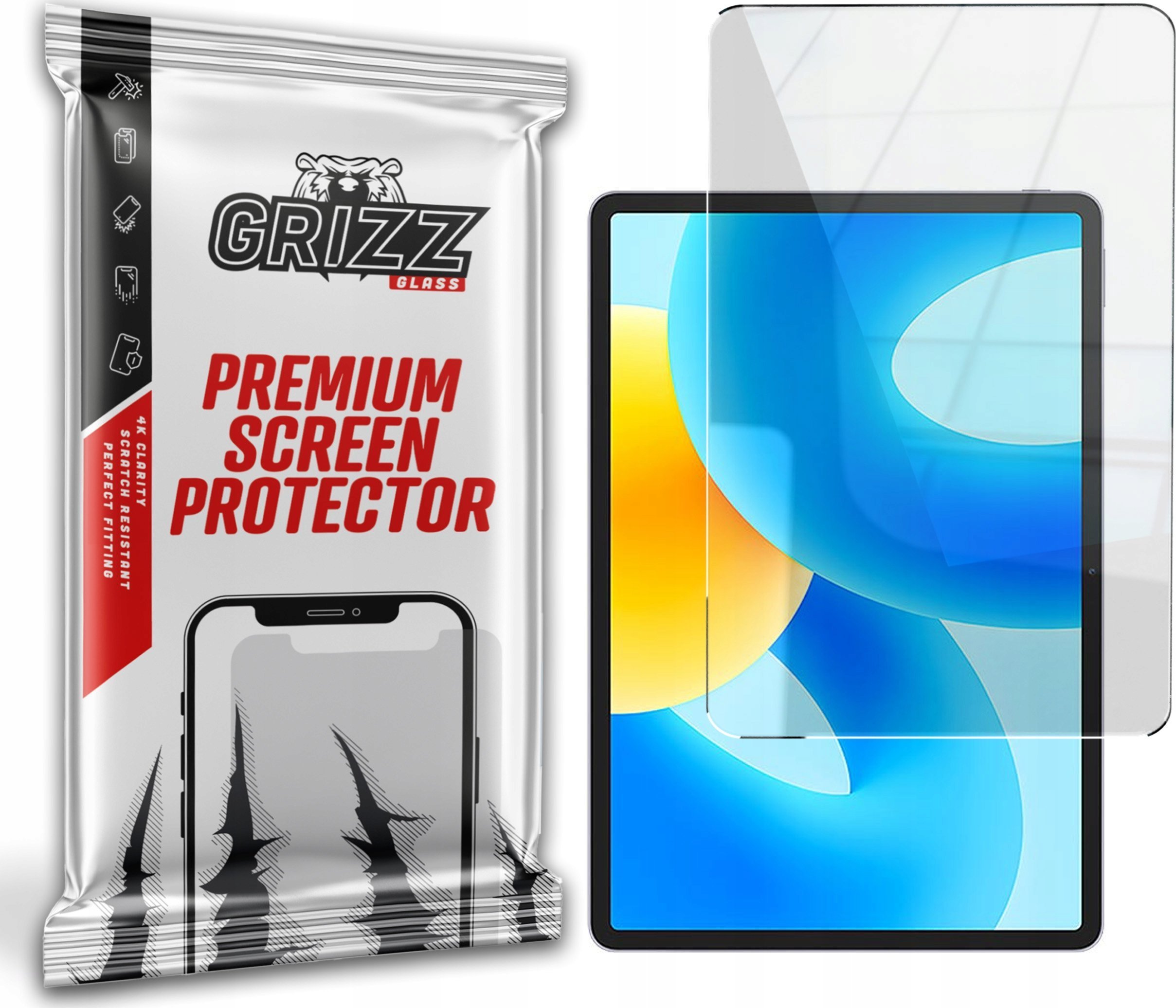 Заштитно стакло GrizzGlass HybridGlass за Huawei MatePad 11.5 WiFi, за таблет, проѕирно