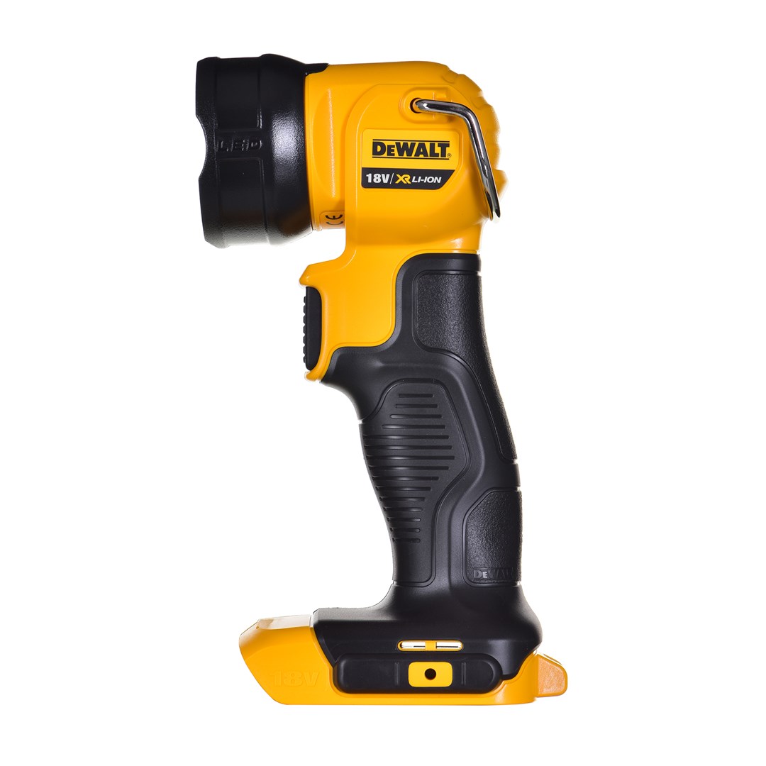 Dritë pune LED Dewalt DCL040, portative, me bateri, e verdhë