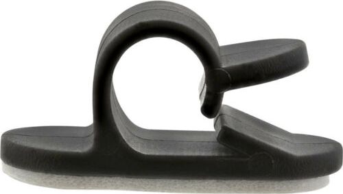 Set mbajtëse kabllosh InLine Black Holder 59970K, 10 copë, me ngjitës, i zi