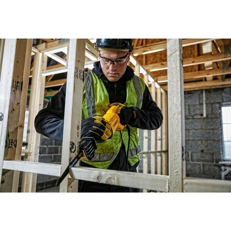 Sharrë reciproke Dewalt DWE305PK, 1100W, prerje e shpejtë, e verdhë