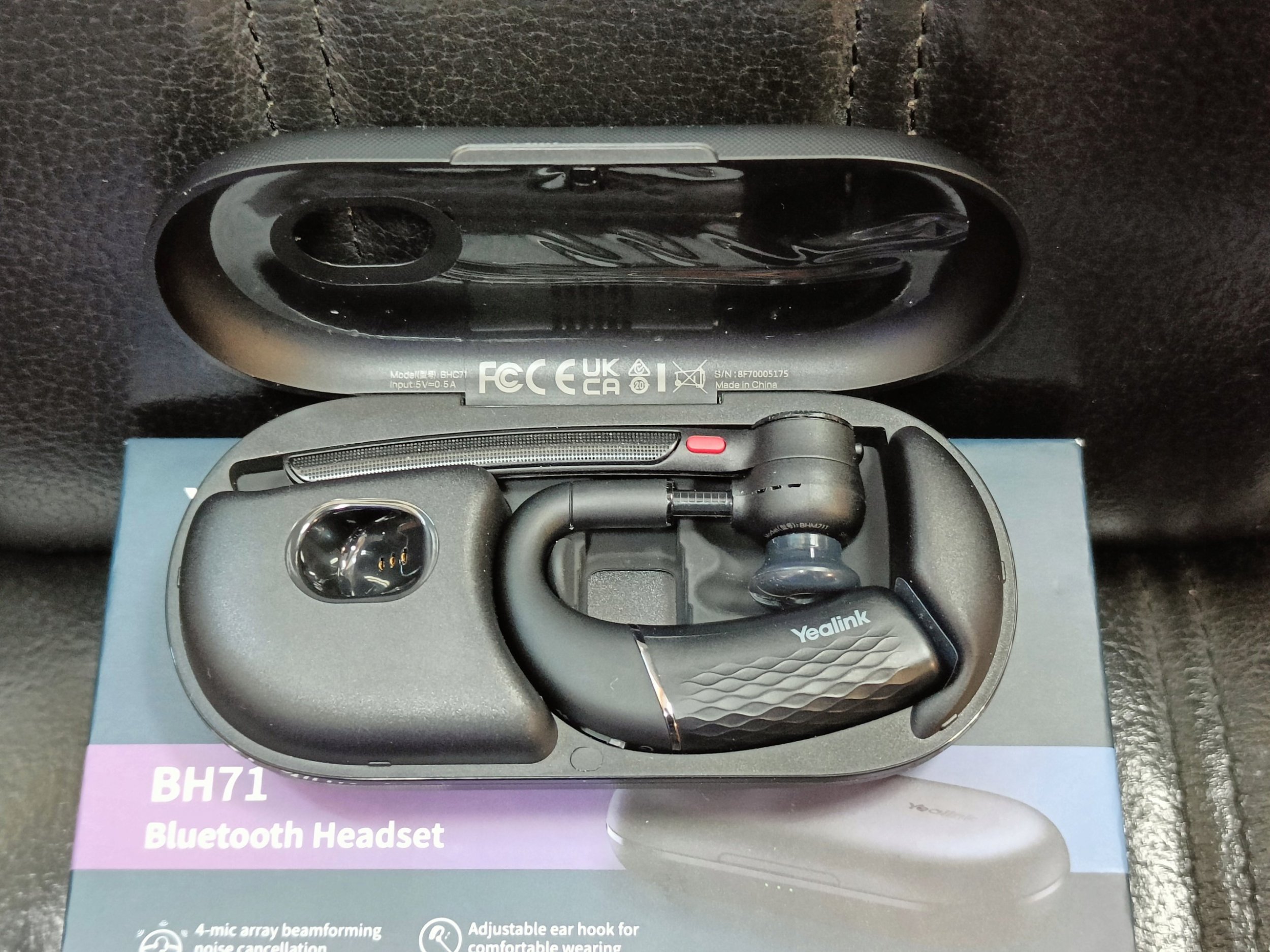 Kufje wireless Yealink BH71, Bluetooth, me mikrofon, të zeza