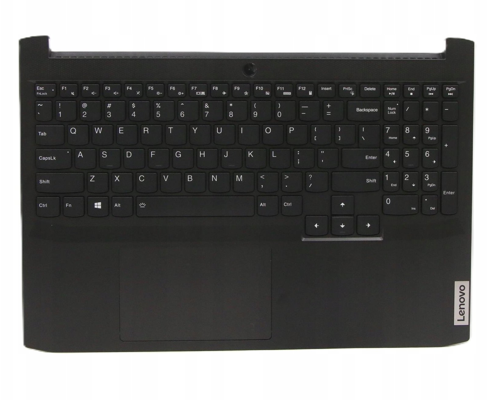 Tastierë zëvendësuese Lenovo Upper Case ASM ENG C 82K1, për laptop, e zezë