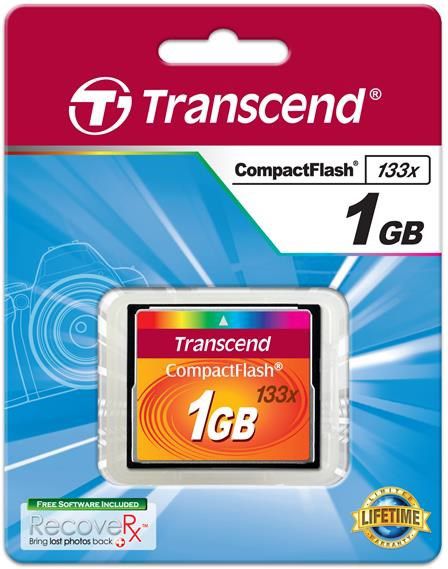 Kartë memorie Transcend TS1GCF133 CompactFlash, 1GB