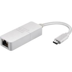 Adaptor rrjeti D-Link DUB-E250, USB-C në Gigabit Ethernet, 1 Gbps, i bardhë