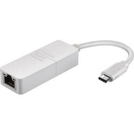 Adaptor rrjeti D-Link DUB-E250, USB-C në Gigabit Ethernet, 1 Gbps, i bardhë