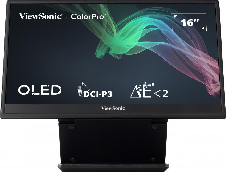 Monitor portativ ViewSonic VP16 OLED, 15.6", USB C, i zi