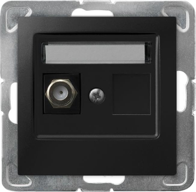 Prizë antene Ospel IMPRESJA GPA-1YF/m/33, Single F-type, e zezë metalike