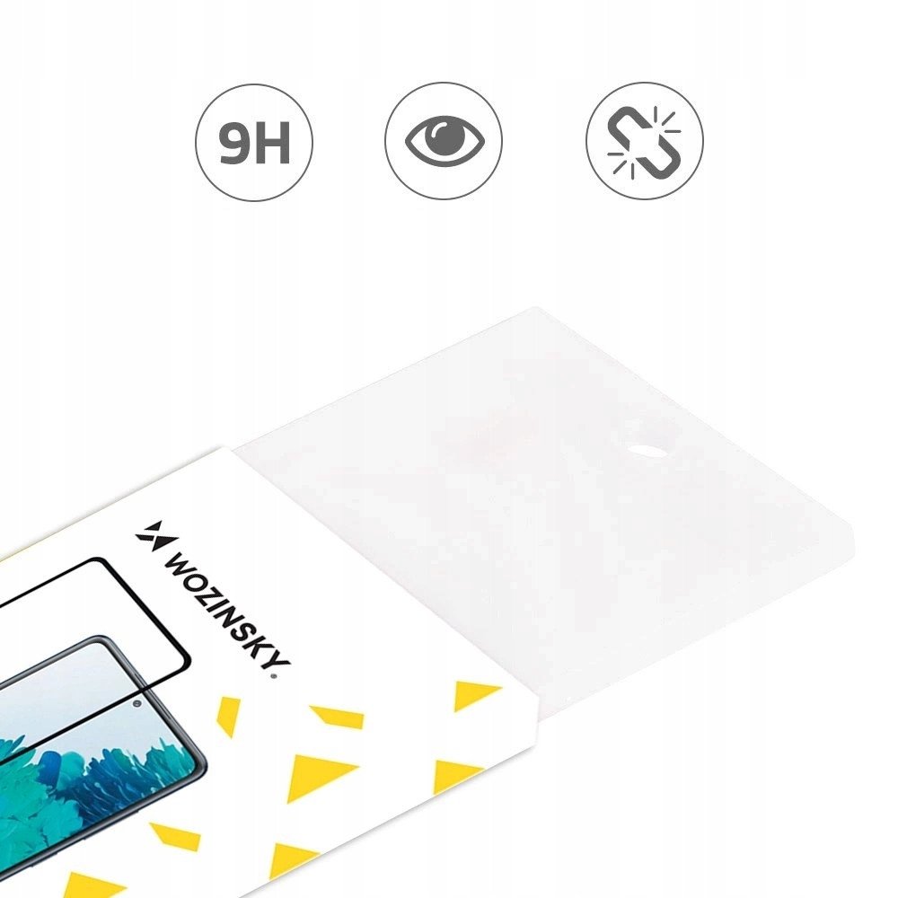 Xham mbrojtës Wozinsky për Xiaomi Redmi Note 14S, Full Glue, 2 copë, i zi