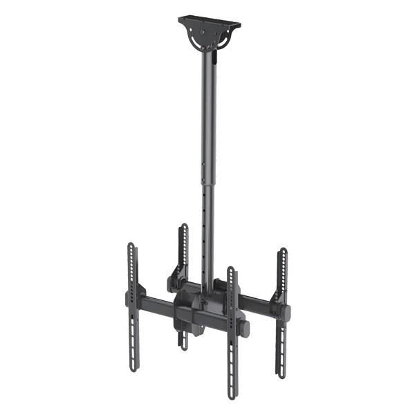 Mbajtëse tavani për dy monitorë/TV Neomounts NM-C440D, 32-60", 45kg, e zezë