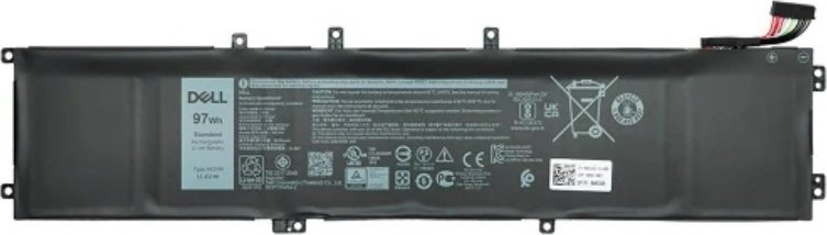 Bateri laptopi Origin Storage për Dell Precision 7530 7730, 6 qeliza, 97 Whr, e zezë