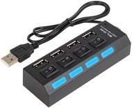 USB hub 4 porta, USB 2.0, 480 Mb/s, i zi