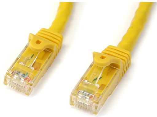Kabllo patchcord StarTech (N6PATC3MYL), CAT.6, U / UTP, 3 m, e verdhë