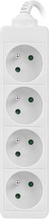 Shirit elektrik Lanberg PS0-04E-0150-W, 4 priza, kabllo 1.5m, i bardhë