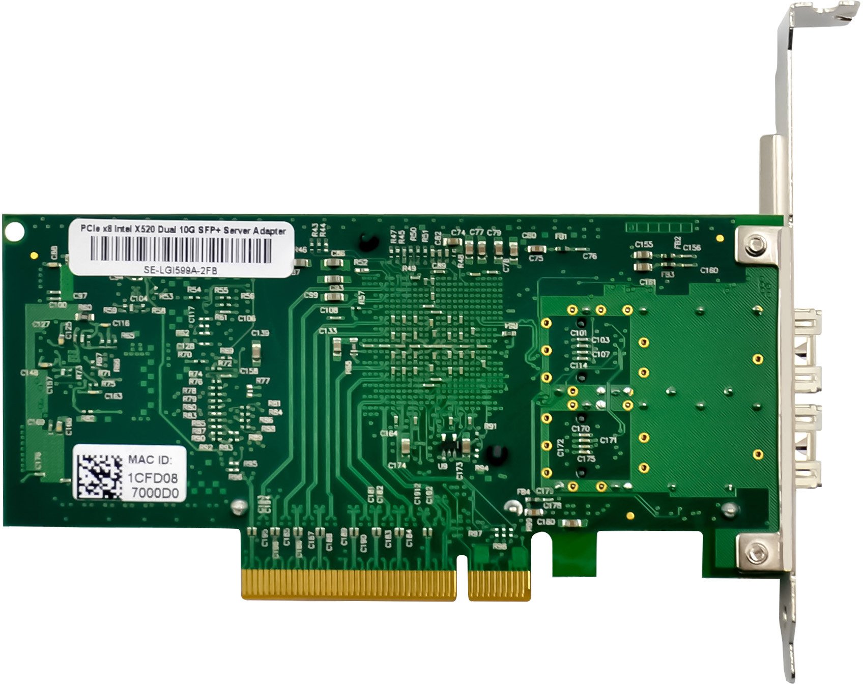 Kartë rrjeti InLine Dual 10G, 2x SFP+, PCIe x8