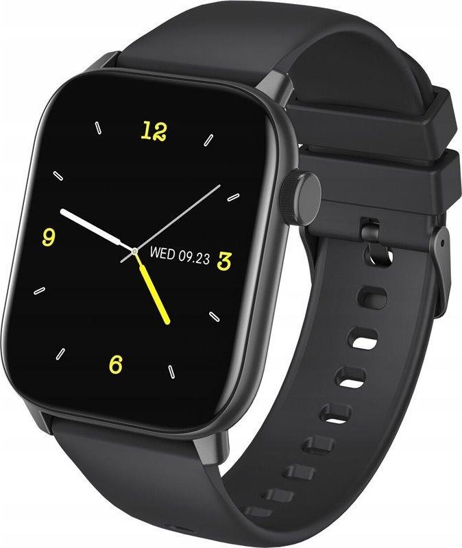 Smartwatch Oromed Fit 5, monitorim shëndeti, njoftime telefoni, i zi