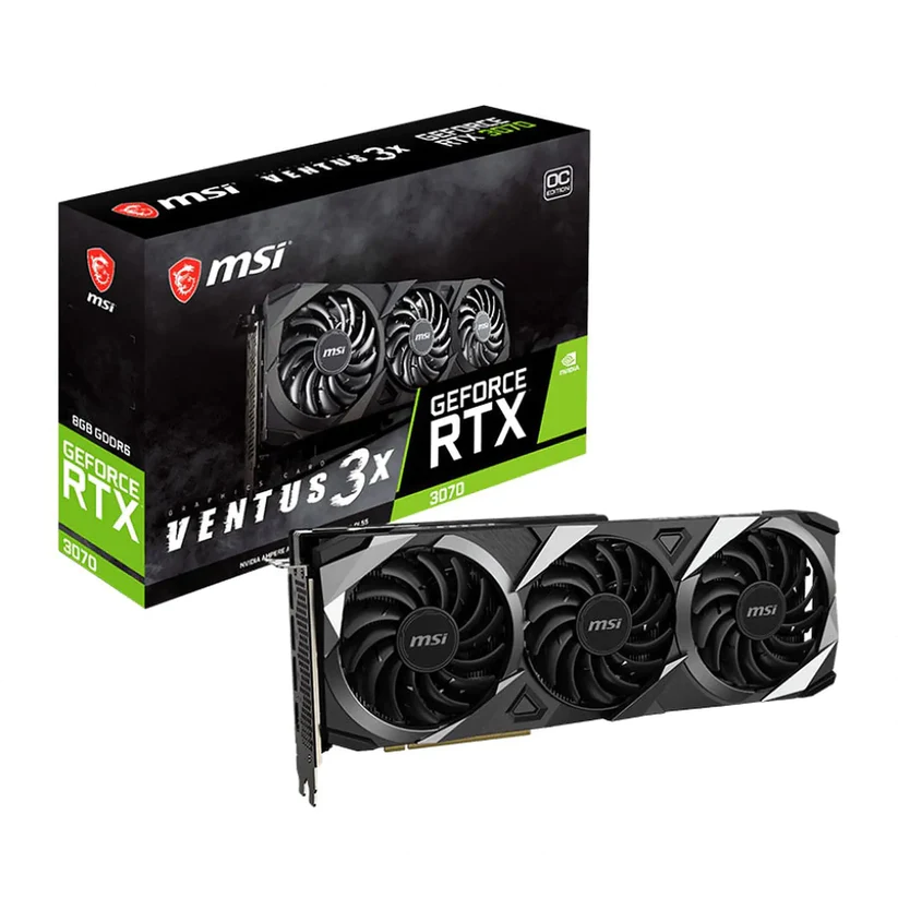 [OUTLET] Kartelë grafike Msi GeForce RTX 3070 VENTUS 3X OC, LHR