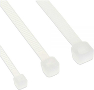 Kapëse kabllosh InLine Cable Tie 59974A, set 100 copë, të bardha